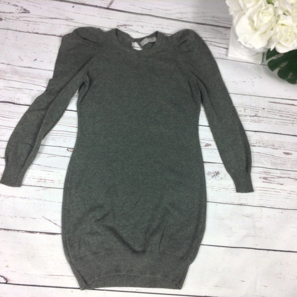 ZARA LONG SWEATER GAY COLOR SIZE S